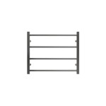Commercial Round 4 Bars Heated Towel Rail-Gun Metal Grey